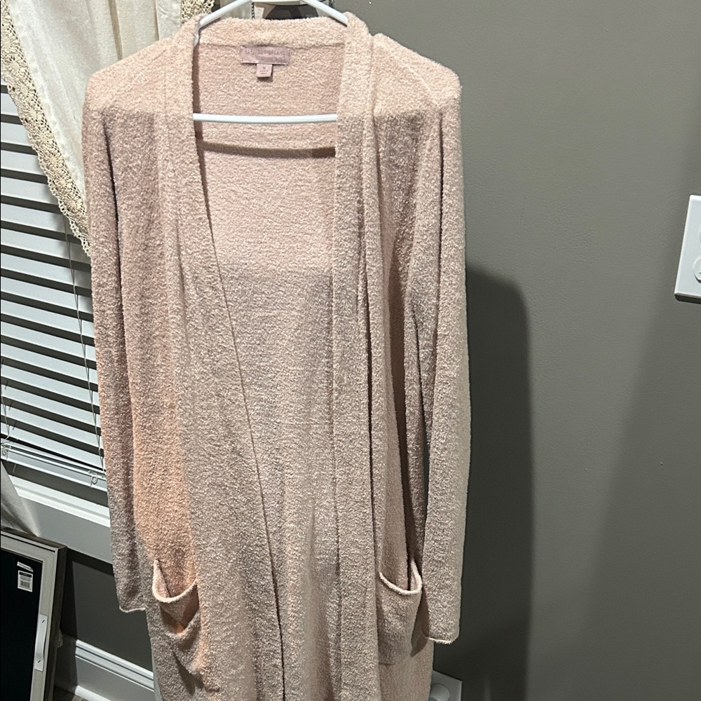 Barefoot Dreams Blush Open Front Cardigan